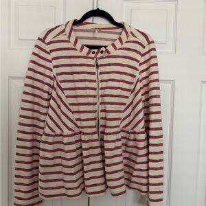 Free People peplum knit jacket